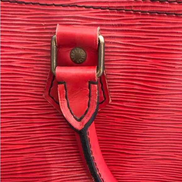 Louis Vuitton Epi Speedy 30 Boston Bag Red Handbag - Picture 13 of 16